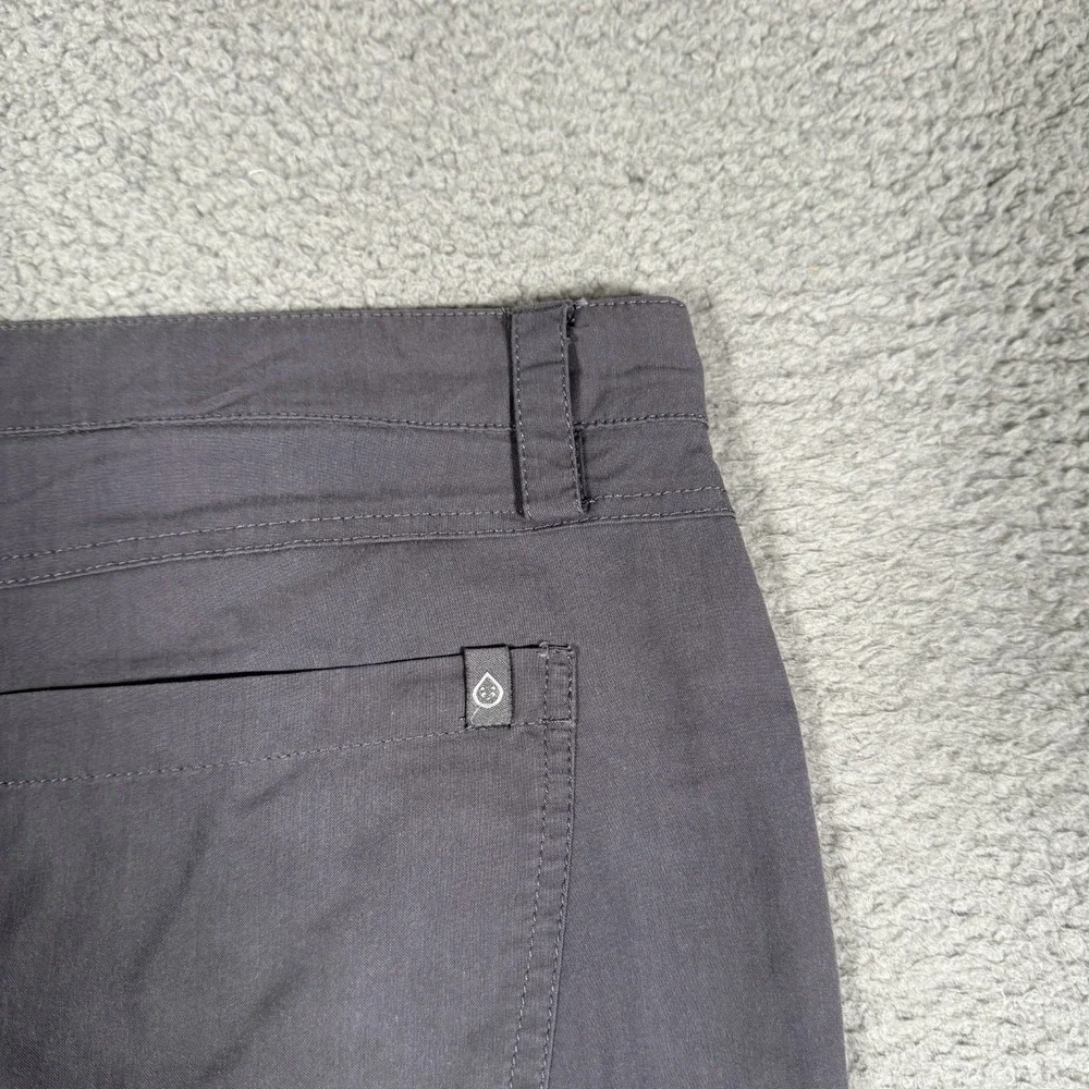 Tasc Pants Mens 38x32 Gray Slim Straight‎ Bamboo Viscose 5 Pocket Chino Preppy